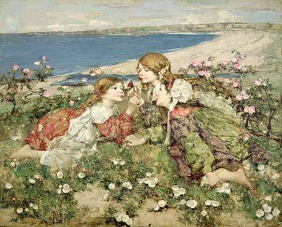 シーショア・ローズ 作： Edward Atkinson Hornel