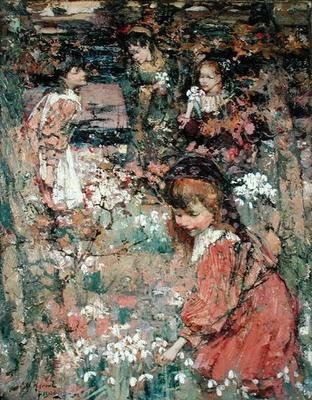 春のめざめ 作： Edward Atkinson Hornel