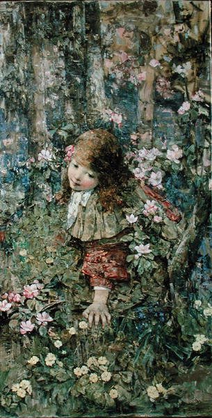 スプリングタイム 作： Edward Atkinson Hornel