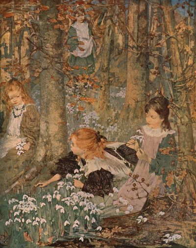 春の到来、1899年、c1930年。 作： Edward Atkinson Hornel