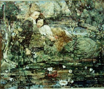 百合の池 作： Edward Atkinson Hornel