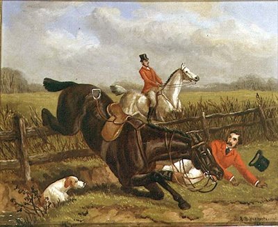 A Fall out Hunting 作： Edward Benjamin Herberte