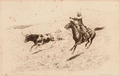 レースの終わり（遠投） 作： Edward Borein