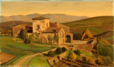 トスカーナの農場、カリフォルニア州。 1926年から1931年。 作： Edward Bruce