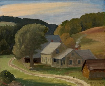 風景、カリフォルニア州。 1934年。 作： Edward Bruce