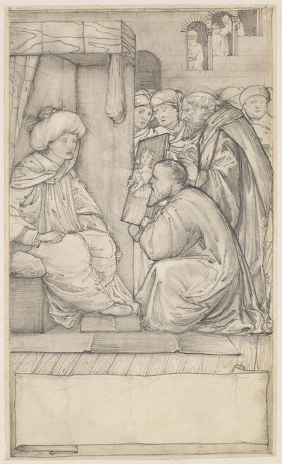 チョーサーの『法の人』 - デザイン 作： Edward Burne-Jones