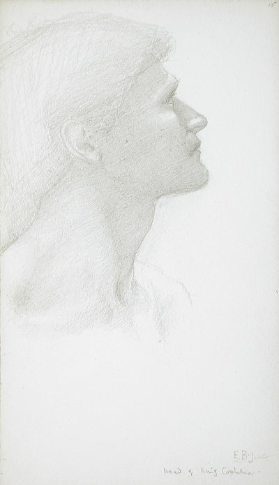 男の頭 作： Edward Burne-Jones