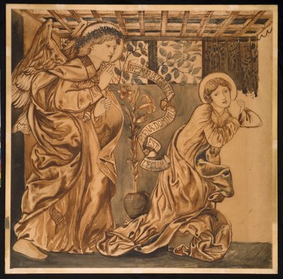 受胎告知 作： Edward Burne-Jones