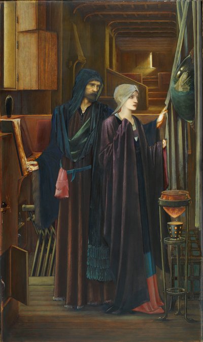 魔法使い 作： Edward Burne-Jones