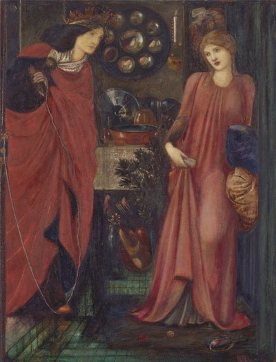 Bela Rosamund e Rainha Eleanor 作： Edward Burne Jones