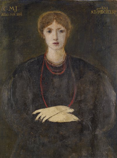 ジョージアナバーンジョーンズの肖像（1840-1920） 作： Edward Burne Jones