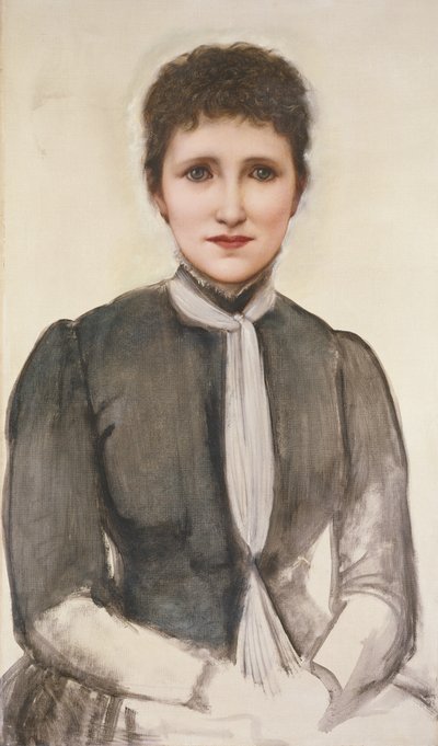 ヘレン・メアリー・ガスケルの肖像、1893 作： Edward Burne Jones