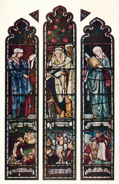 シビルウィンドウ、ジーザスカレッジチャペル、ケンブリッジ、c1872 作： Edward Burne Jones