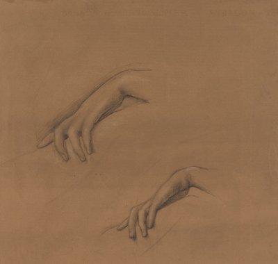 Estudos para uma Mão nos Fogos da Divindade 作： Edward Burne Jones