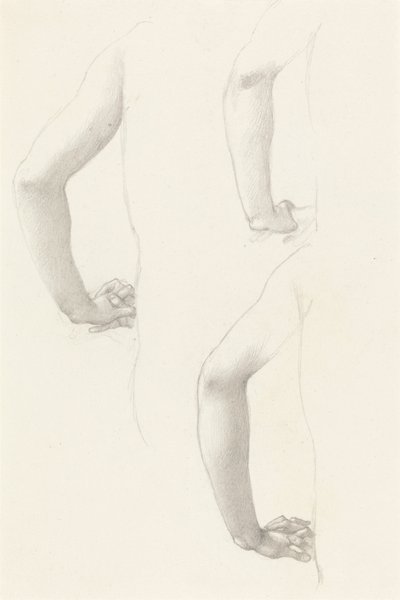 腕と手の研究 作： Edward Burne Jones