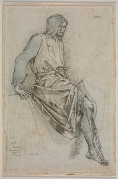 聖杯タペストリーより ガウェインの失敗考察 作： Edward Burne Jones