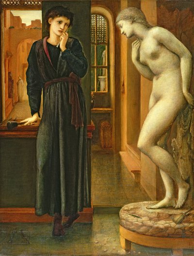 ハンドリフレイン、「ピグマリオンとイメージ」シリーズ、1868-70年 作： Edward Burne Jones