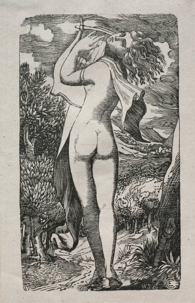 バカンテまたは竪琴の奏者 作： Edward Calvert