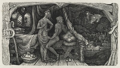 チャンバー牧歌、1831年。 作： Edward Calvert