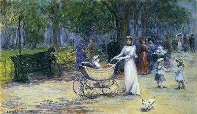 プロムナード（水彩画） 作： Edward Charles Clifford