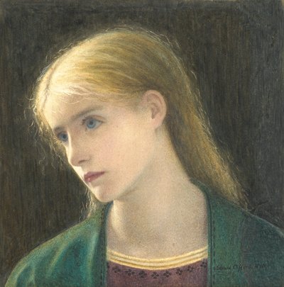 エブリン・ホープ、1870年（スクラッチアウト付きトイレ） 作： Edward Clifford
