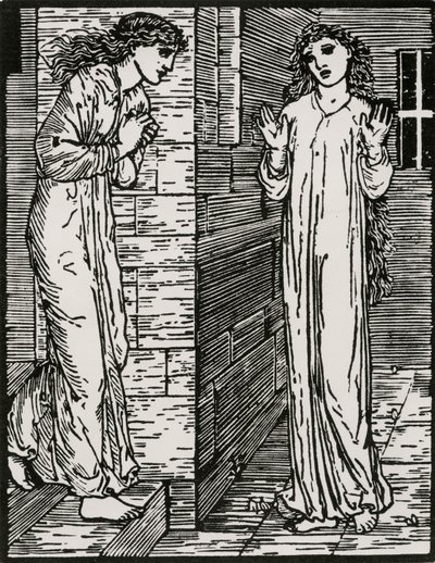 ファーストシスターの登場 作： Edward Coley (after) Burne Jones
