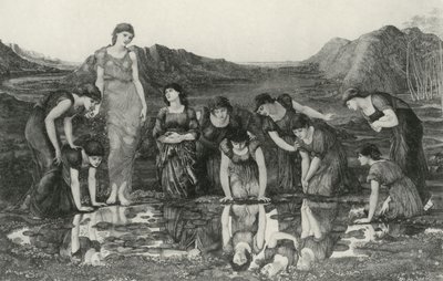 金星の鏡 作： Edward Coley (after) Burne Jones