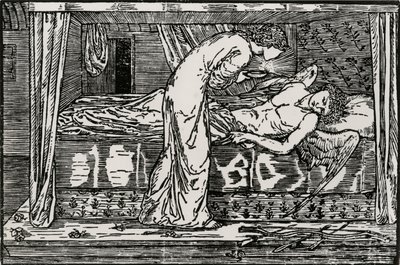 Psyche Spying 作： Edward Coley (after) Burne Jones