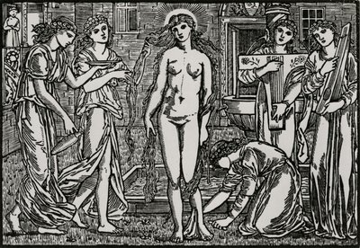 金星の宮廷 作： Edward Coley (after) Burne Jones