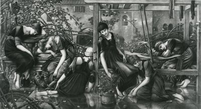 The Garden Court, from Briar Rose Series 作： Edward Coley (after) Burne Jones