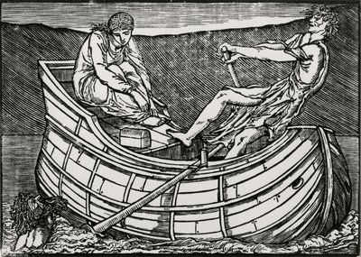 立ち上がる頭 作： Edward Coley (after) Burne Jones
