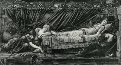 薔薇の塔（Briar Rose Seriesより 作： Edward Coley (after) Burne Jones
