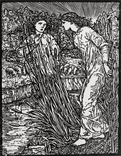 金の毛を持つ羊の仕事 作： Edward Coley (after) Burne Jones