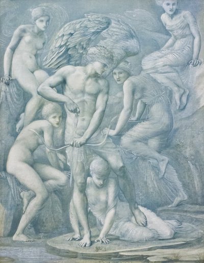 キューピッドの狩猟場 作： Edward Coley Burne Jones