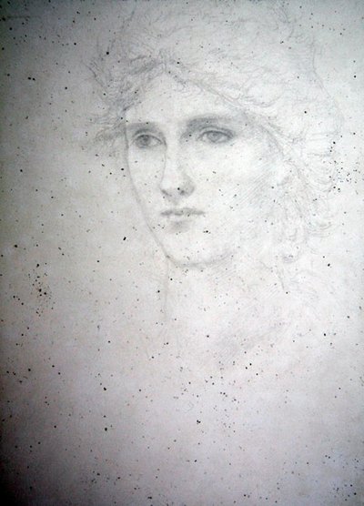 ベッシー・キーン、1898年頃（紙に鉛筆） 作： Edward Coley Burne Jones