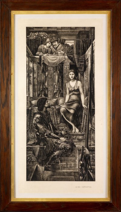 コフェトゥア王と乞食メイド（グラビア） 作： Edward Burne Jones