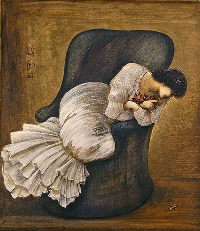 ルイス夫人の肖像 作： Edward Coley Burne Jones