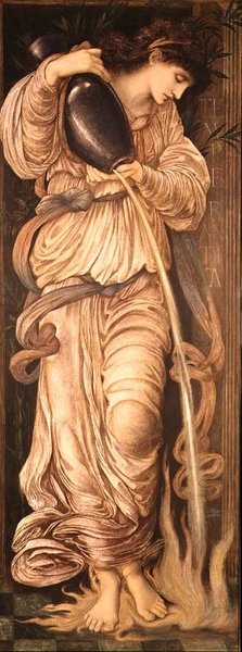 テンペランス」1867年頃（ミクストメディア 作： Edward Coley Burne Jones