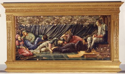 いばらの薔薇：評議会の部屋 作： Edward Coley Burne Jones