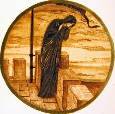 ザ・フラワーブックカムズ・ヒー・ノット？ 作： Edward Coley Burne Jones