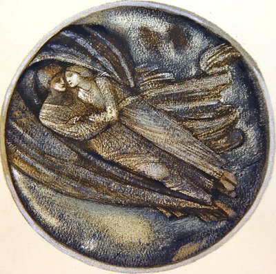 ザ・フラワー・ブックXXII.風と共に 作： Edward Coley Burne Jones
