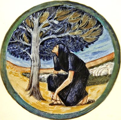 フラワーブック。XXXVII.火の木 作： Edward Coley Burne Jones