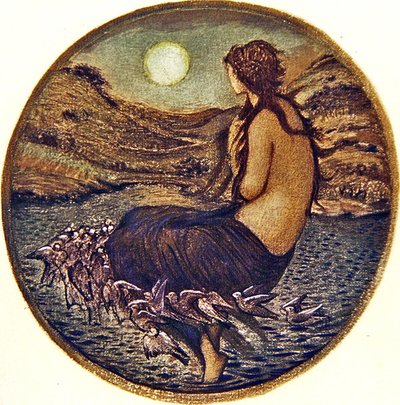 フラワーブック。X.ヴィーナスの覗き窓 作： Edward Coley Burne Jones