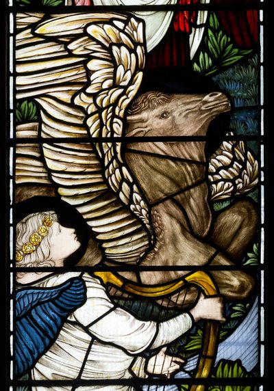エンジェル＆ブルディテール、パラダイスリバー、1875 作： Edward Burne Jones
