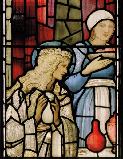 シモンの家での饗宴」のディテール 作： Edward Coley Burne Jones