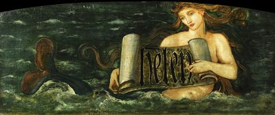 人魚のヘレン、1880年頃 作： Edward Burne Jones