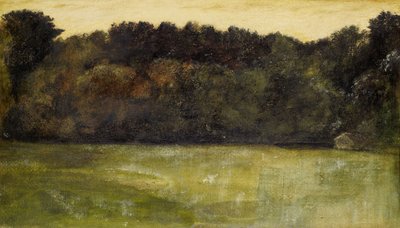 風景-研究、1863 作： Edward Burne Jones