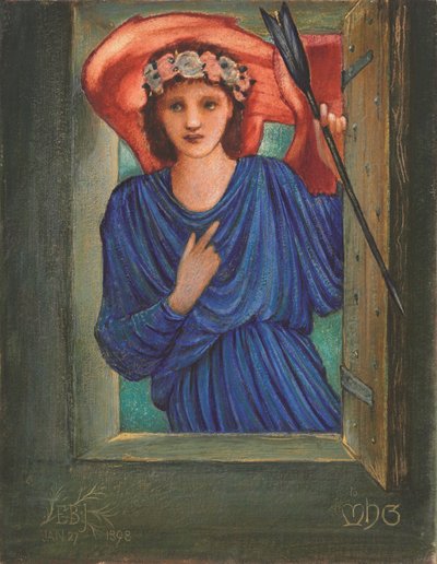窓辺の恋 作： Edward Coley Burne Jones