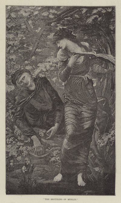 ニューギャラリーのアラ氏、バーン・ジョーンズ氏 作： Edward Burne Jones