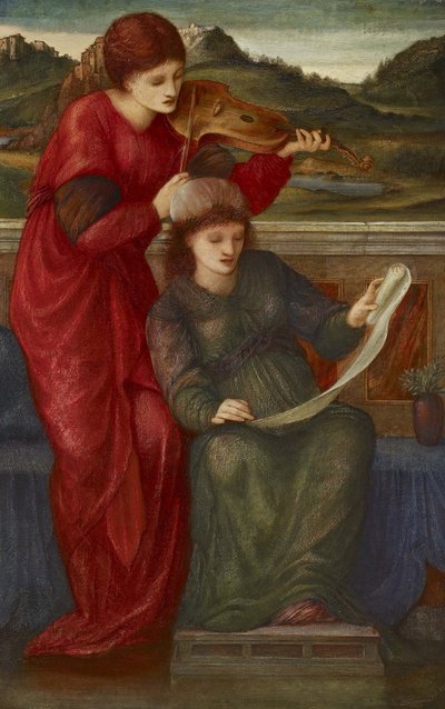 音楽、1877 作： Edward Burne Jones